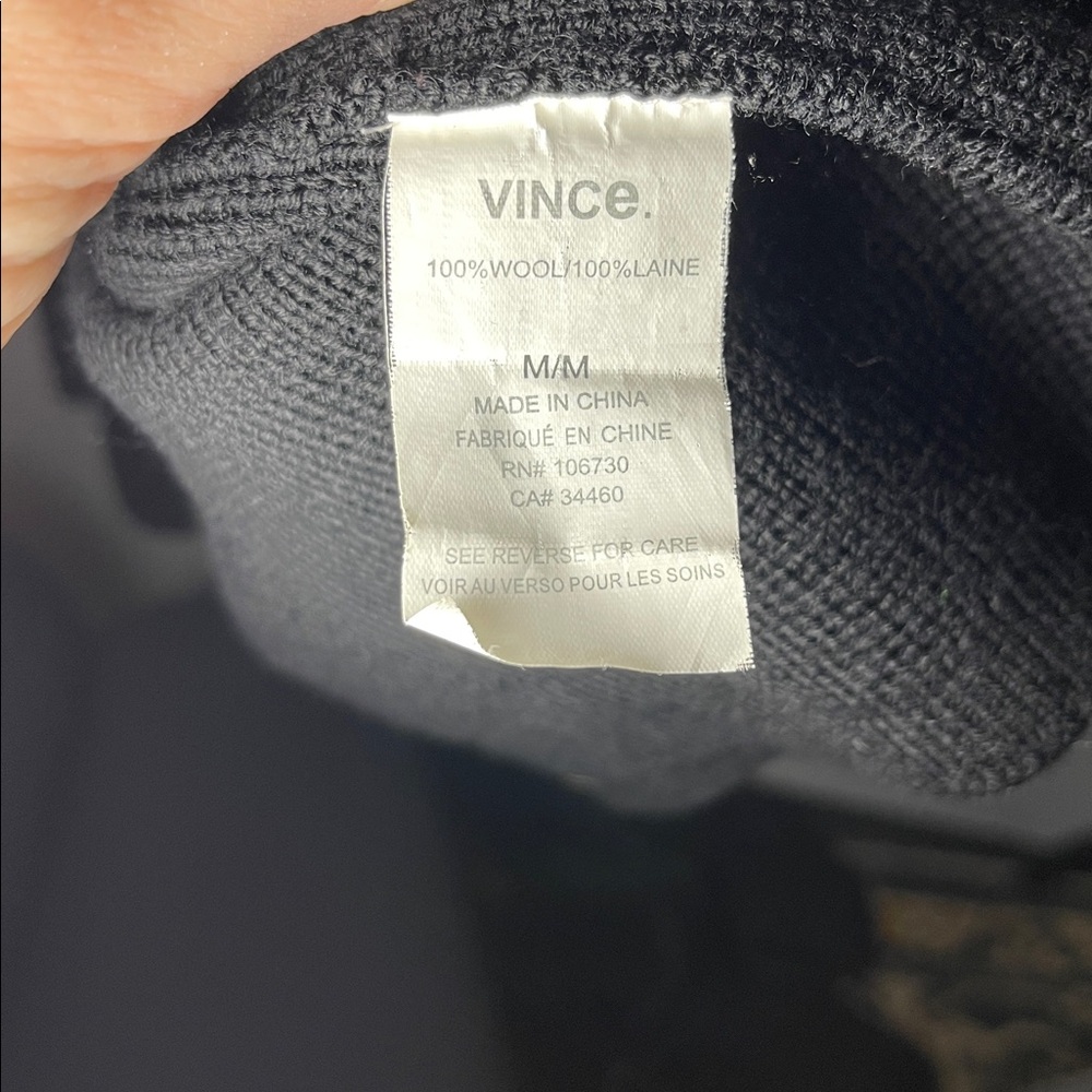 Vince. 100% Wool double breasted longline knit coat/cardigan size M - Picture 7 of 8